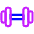 Dumbell Icon from Plump Neon - Free Set