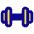 Dumbell Icon from Plump Pop - Free Set