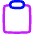 Empty Clipboard Icon from Flex Neon - Free Set