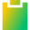Empty Clipboard Icon from Sharp Gradient- Free Set