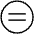 Equal Math Symbol Circle Icon from Ultimate Light - Free Set