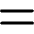 Equal Sign Icon from Core Remix - Free Set