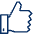 Facebook Like Icon from Cyber Line - Free Set