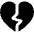 Favorite Heart Broken Icon from Nova Solid - Free Set