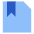 File Bookmark Icon from Sharp Flat - Free Set