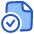 File Check Alternate Icon from Plump Duo - Free Set