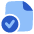 File Check Alternate Icon from Plump Flat - Free Set
