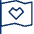 Flag Heart Icon from Cyber Line - Free Set