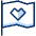 Flag Heart Icon from Cyber Duotone - Free Set