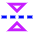 Flip Vertical Arrow 2 Icon from Sharp Neon - Free Set