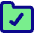 Folder Check Icon from Core Pop - Free Set