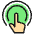 Gesture Double Tap Icon from Ultimate Colors - Free Set