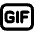 Gif Format icon - Free transparent PNG, SVG. No sign up needed.
