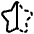 Half Star 2 Icon from Plump Line - Free Set