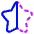 Half Star 2 Icon from Plump Neon - Free Set