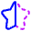Half Star 2 Icon from Plump Neon - Free Set