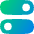 Horizontal Toggle Button Icon from Flex Gradient - Free Set