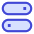 Horizontal Toggle Button Icon from Sharp Duo - Free Set