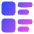 Insert Side Icon from Plump Gradient - Free Set