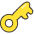 Key Icon from Stickies Colors - Free Set