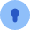 Keyhole Lock Circle icon - Free transparent PNG, SVG. No sign up needed.