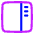 Layout Right Sidebar Icon from Plump Neon - Free Set