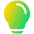 Lightbulb Icon from Plump Gradient - Free Set