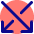 Line Arrow Crossover Down Icon from Core Pop - Free Set