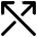 Line Arrow Crossover Up Icon from Core Remix - Free Set