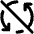 Line Arrow Synchronize Disable Icon from Core Remix - Free Set