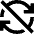 Line Arrow Synchronize Disable Icon from Sharp Remix - Free Set