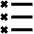 List Bullet Point Star Icon from Nova Line - Free Set