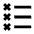 List Bullet Point Star Icon from Nova Solid - Free Set