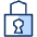 Lock Close 1 Icon from Cyber Duotone - Free Set