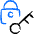 Lock Key 1 Icon from Freehand Duotone - Free Set