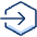 Logout 1 Icon from Cyber Duotone - Free Set
