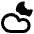 Moon Cloud Icon from Core Remix - Free Set