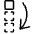 Move To Bottom Icon from Ultimate Light - Free Set