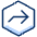 Navigation Next Hexagon Icon from Cyber Duotone - Free Set