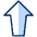 Navigation UP Arrow Icon from Cyber Duotone - Free Set