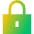 Padlock Square 1 Icon from Sharp Gradient- Free Set