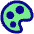 Paint Palette Icon from Plump Pop - Free Set