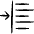 Paragraphs Indent Left Icon from Freehand Line - Free Set