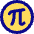 Pi Symbol Circle Icon from Core Pop - Free Set