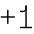 Plus One Increment Icon from Ultimate Light - Free Set