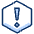 Report Problem Warning Hexagon Icon from Cyber Duotone - Free Set