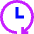 Reset Clock Icon from Sharp Neon - Free Set