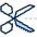 Scissor 2 Icon from Cyber Duotone - Free Set