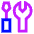 Screwdriver Wrench Icon from Sharp Neon - Free Set