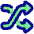 Shuffle Icon from Plump Pop - Free Set